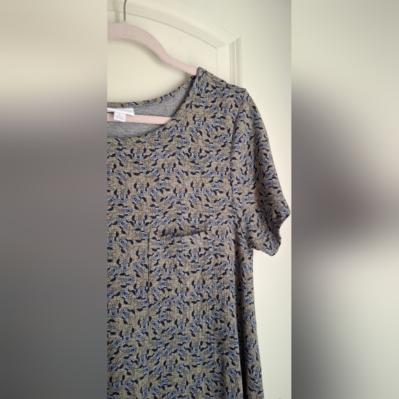 Lularoe disney carly minnie mouse print womens mididress large longwear school - Picture 7 of 7